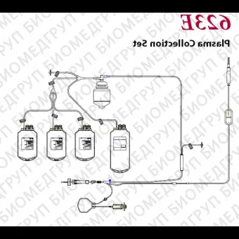 Контейнер для получения,транспортировки и хранения плазмы: 623E