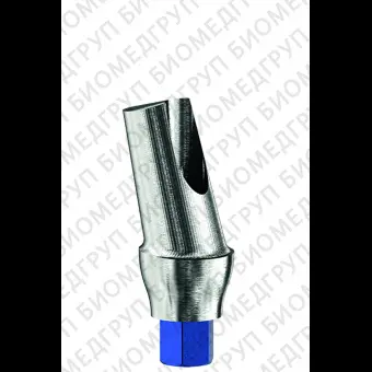 Абатмент угловой фронтальный  3.3 мм, шейка 3.0 мм в комплекте с винтом