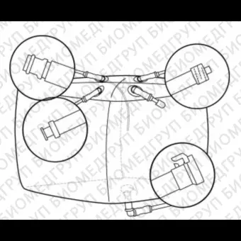 Мешки для сбора, хранения и транспортировки культуральной жидкости 3D Productainer BPCs, 1500 литров, материал CX514, 5 портов, Thermo FS, SH30652.06