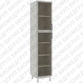 Шкаф для лабораторной посуды со стеклянными дверями в алюминиевых рамах ЛАБPRO ШПА 40.50.193