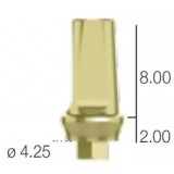 Абатмент прямой, переустанавливаемый, (анат. шейка) Sweden&Martina (4.25 мм х 12 мм шейка 2 A-MDR-425-2)